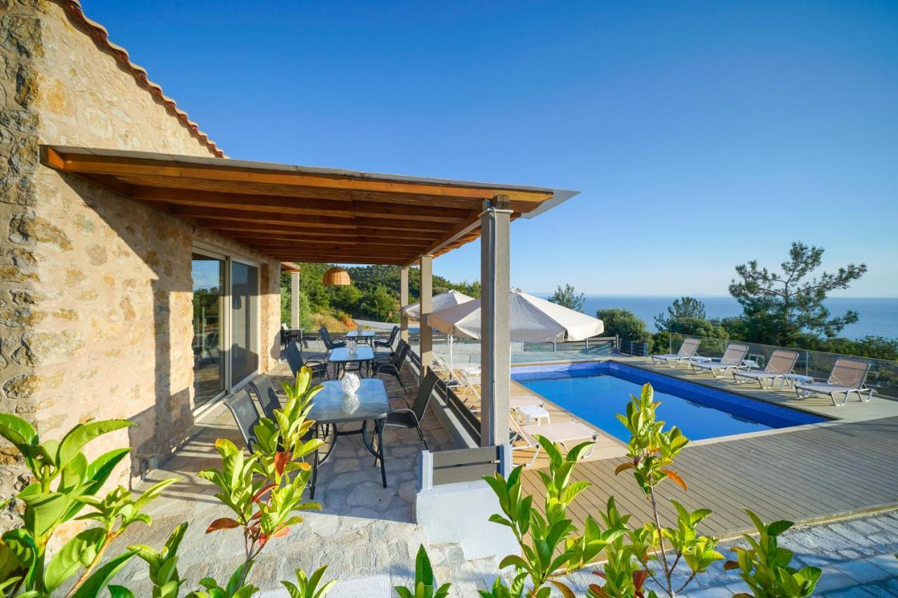 Mare Pedra Villas Skála Marión Esterno foto