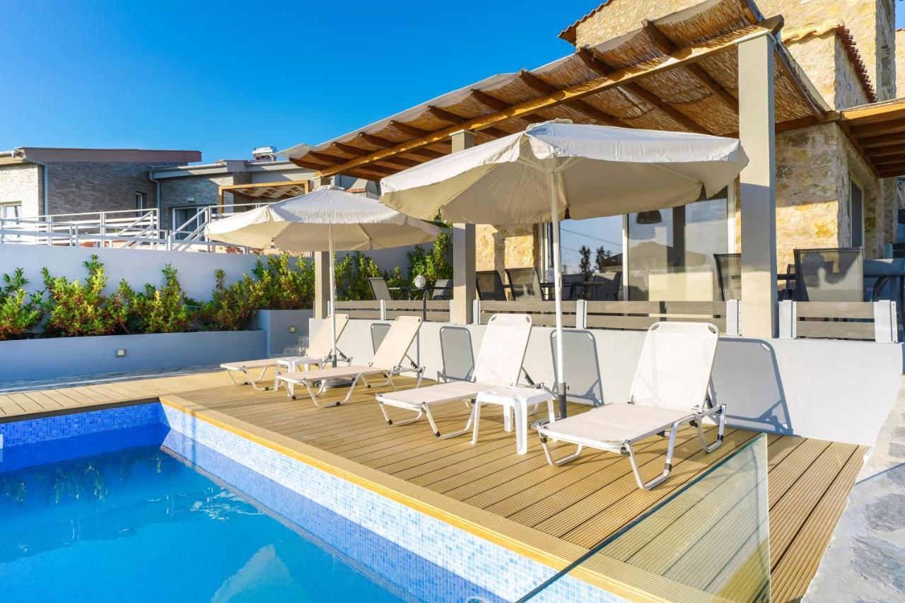 Mare Pedra Villas Skála Marión Esterno foto