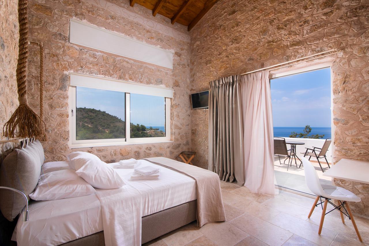 Mare Pedra Villas Skála Marión Esterno foto